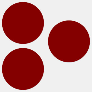 Dark red Solid Colour Labels