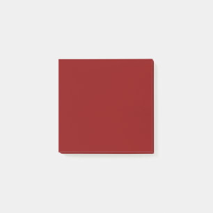 Dark Red Solid Colour Post-it Notes
