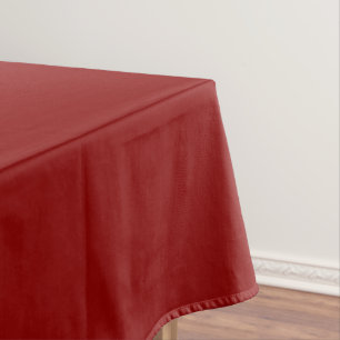 Dark Red Solid Colour Tablecloth