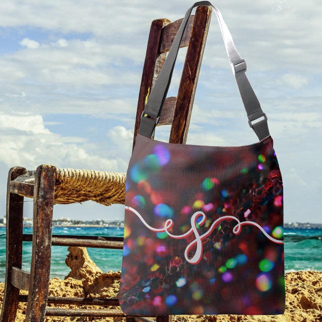 Dark Red Sparkling Crossbody Bag (Creator Uploaded)