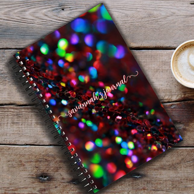Dark Red Sparkling Journal (Creator Uploaded)