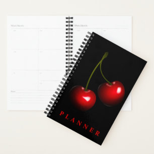 Dark Red Sweet Cherries - Choose your colour Planner