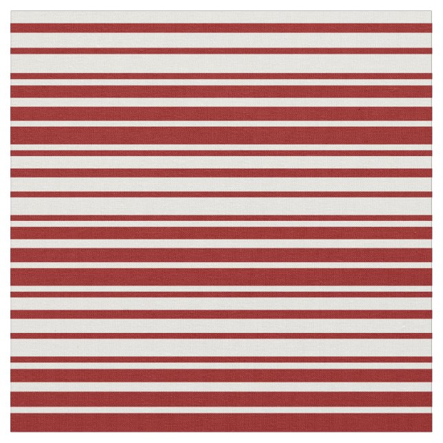 Dark Red & White Coloured Pattern Fabric (Close Up)