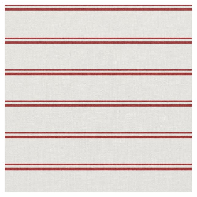 Dark Red & White Pattern Fabric (Close Up)