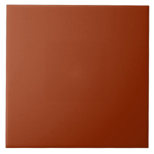 Dark reddish-orange ceramic tile