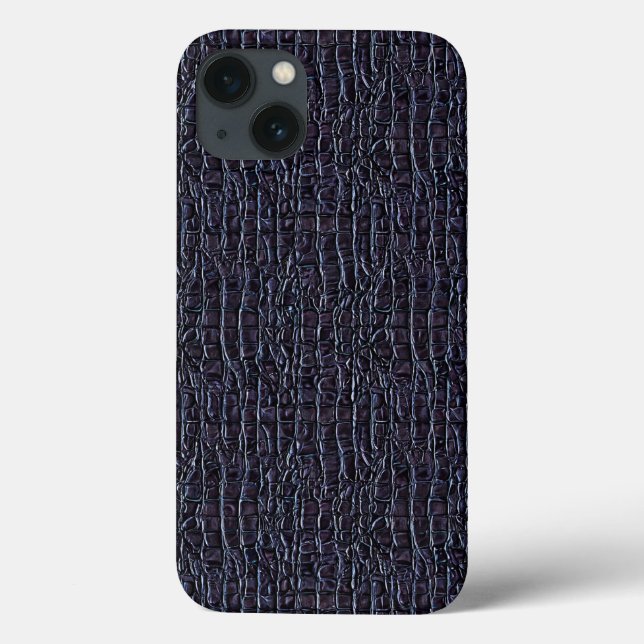 Dark Reptilian-Style Pattern Design Case-Mate iPhone Case (Back)