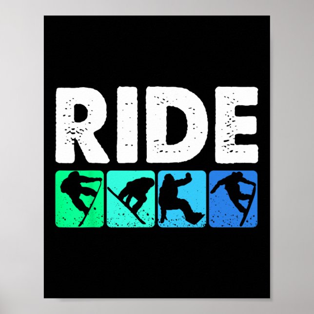 Dark Ride Snowboard  Poster (Front)