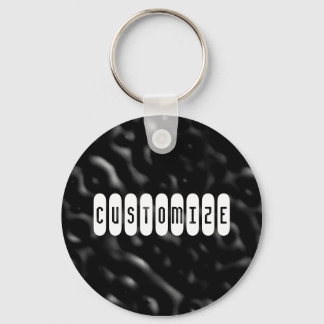 Dark Ripples - Template Key Ring