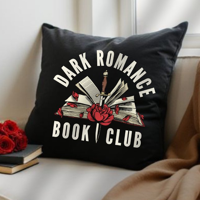 Dark Romance Book Lover Gift  Cushion (Creator Uploaded)