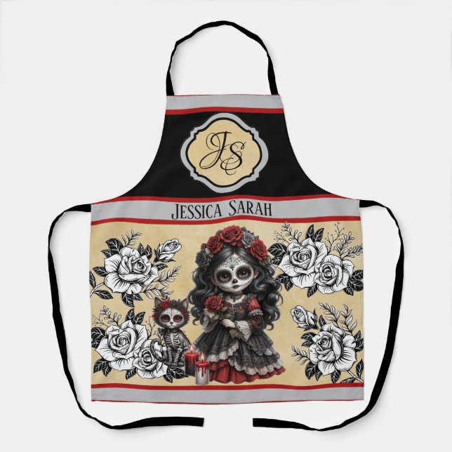 Dark Romance_ Crimson Rose Apron (Front)