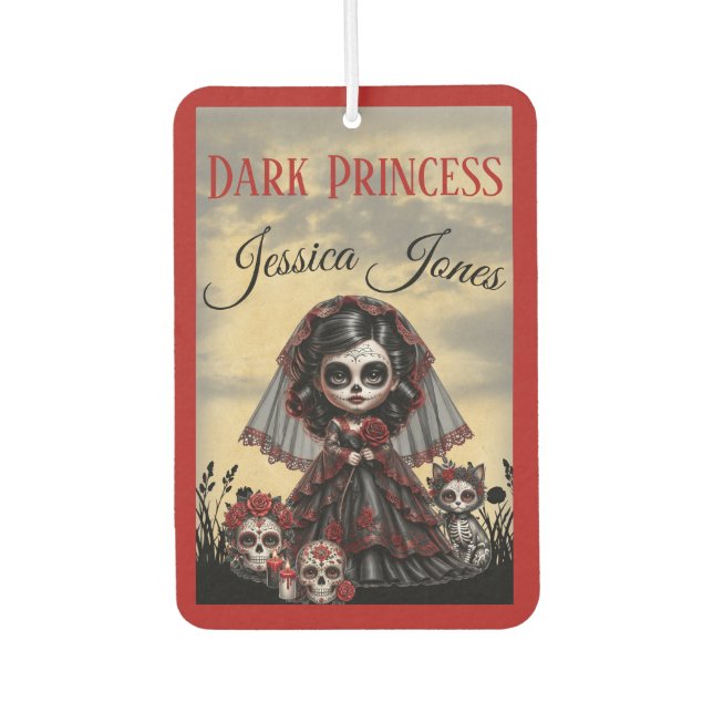 Dark Romance_ Dark Princess Car Air Freshener (Front)