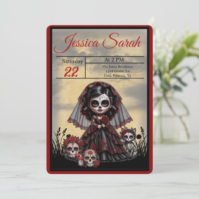 Dark Romance_ Dark Princess Invitation (Standing Front)