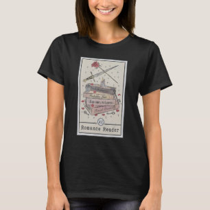 Dark Romance Reader Tarot Card Bookish Smut Reader T-Shirt