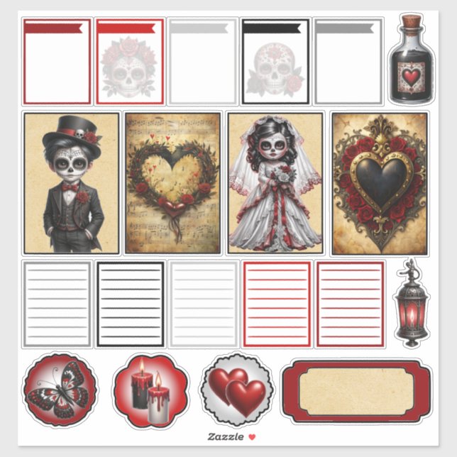 Dark Romance Sugar Skulls 2 (Sheet)