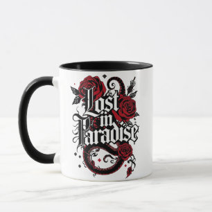 Dark Romance Tattoo Style Quote Mug