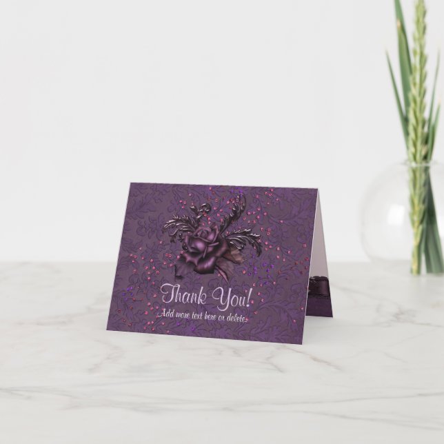 Dark Romance Wedding - Thank You (Front)