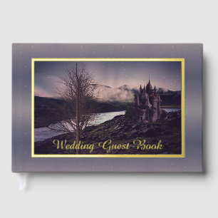Dark Romantic Gothic Castle Wedding Guest Book