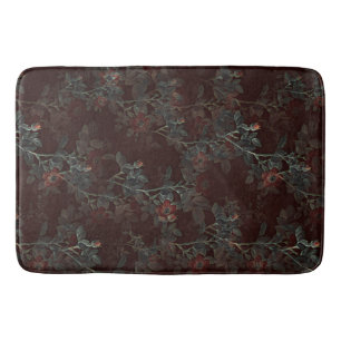 Dark Rose Gothic bath mat