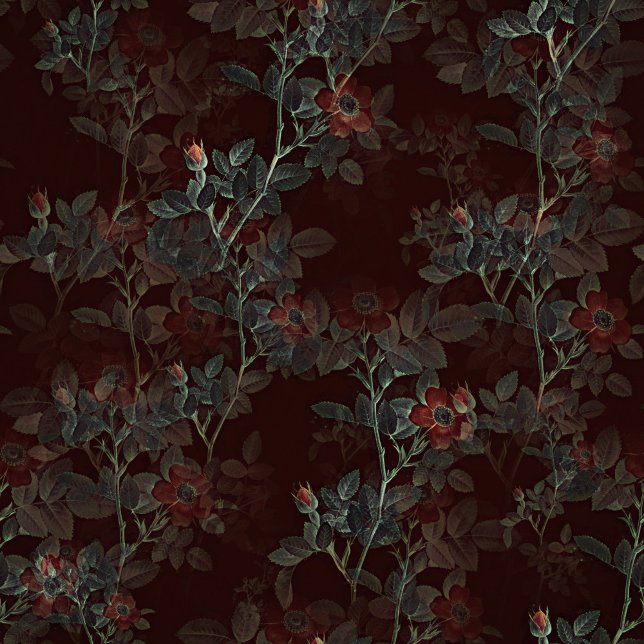Dark Rose Gothic shower curtain (Creator Uploaded)