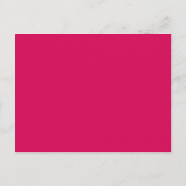 DARK ROSE PINK (solid colour) ~ Postcard (Front)