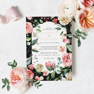Dark Rose   Romantic Spring Florals Wedding