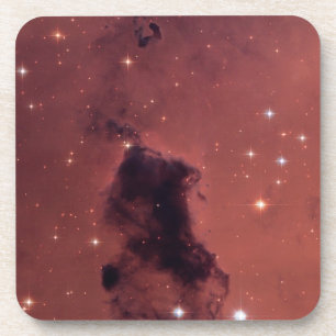 Dark Rose Shadow Dust Clouds Coaster