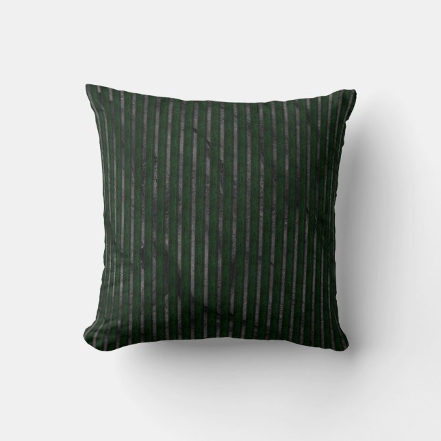 Dark rough stripes over stained abstract design  cushion (Front)