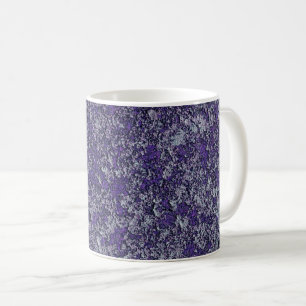 Dark Royal Purple Rusted Metal Texture Abstract Coffee Mug
