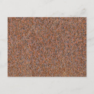 Dark rust postcard
