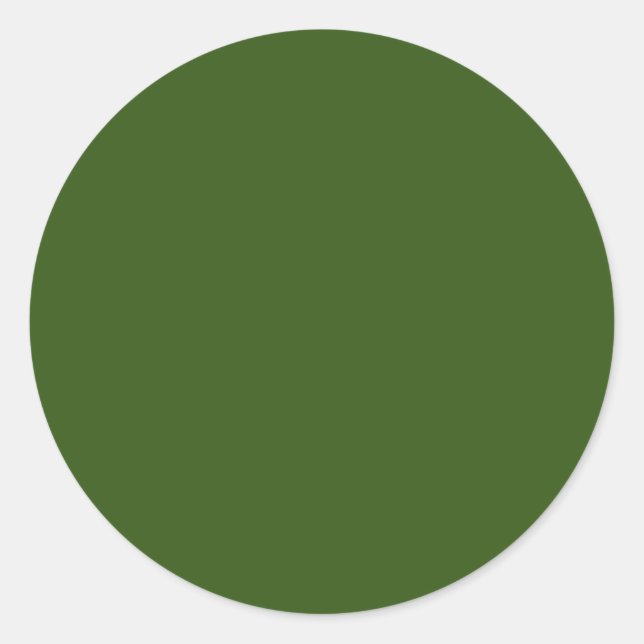 Dark Sage,Dingley,Flax Smoke, Classic Round Sticker (Front)