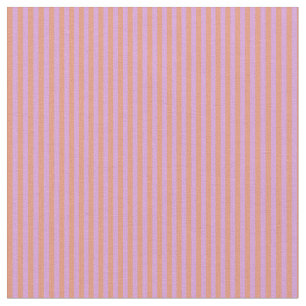 Dark Salmon and Plum Coloured Striped Pattern Fabric