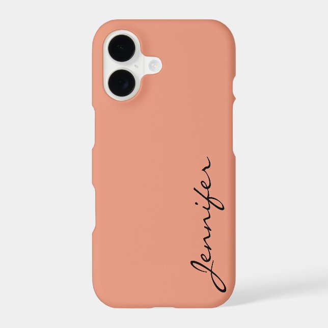 Dark salmon colour background (Back)
