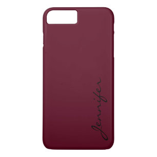 Dark scarlet colour background iPhone 8 plus/7 plus case