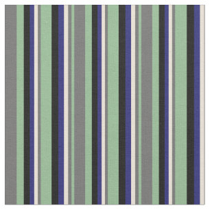 Dark Sea Green, Grey, Bisque, Midnight Blue, Black Fabric