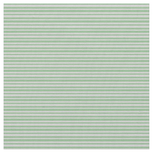 Dark Sea Green & Light Grey Coloured Lines Fabric (Close Up)