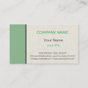 Dark sea green professional elegant modern business card