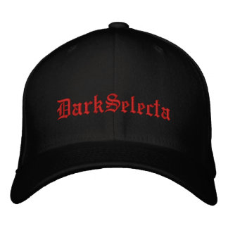 Dark Selecta black flexfit embroidered hat