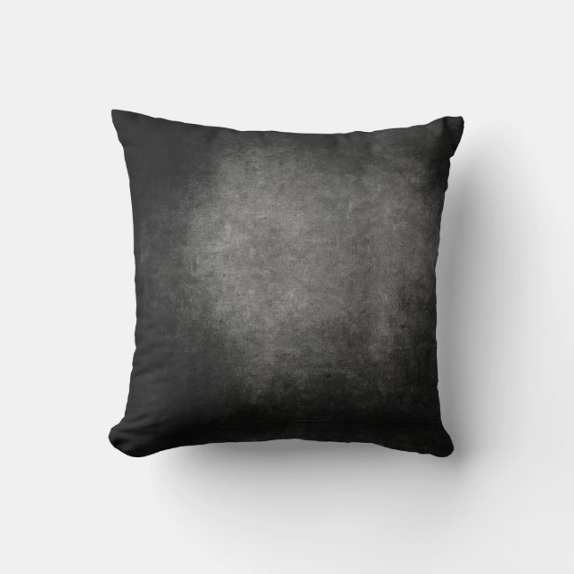 Dark Shadow Grunge Background - Dark Grey Cushion (Front)