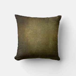 Dark Shadow Grunge Background - Sepia Cushion