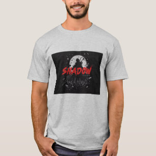 Dark Shadow Moon Gothic Artwork T-Shirt