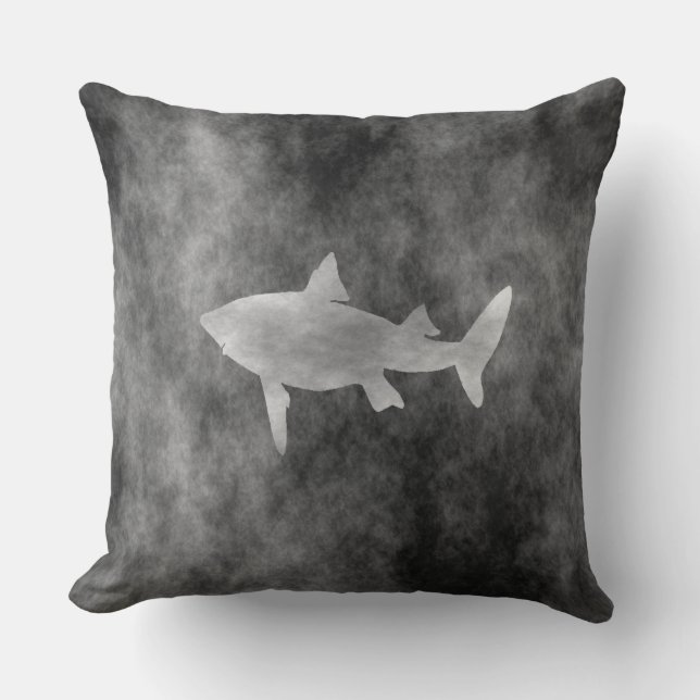 Dark Shark Art Cushion (Front)
