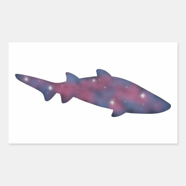 Dark Shark Starscape Sticker (Front)