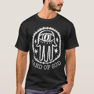 Dark Shirt: Hand of God w/Hand of God Text T-Shirt