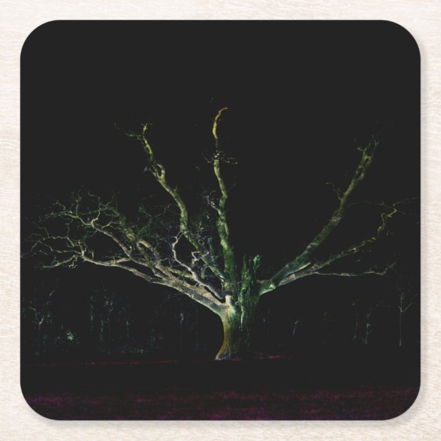 Dark Side 1 coastercna Square Paper Coaster (Front)