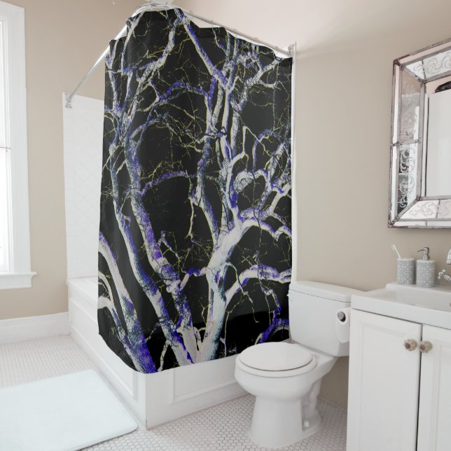 Dark Side 5 sccnm Shower Curtain (In Situ)