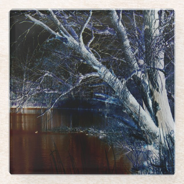 Dark Side 7 coastercna Glass Coaster (Front)