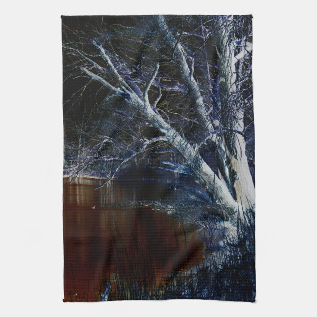 Dark Side 7 ktcnm Tea Towel (Vertical)