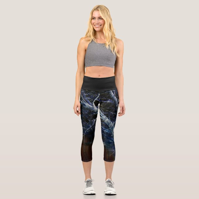 Dark Side 7 lecapcna Capri Leggings (Front)