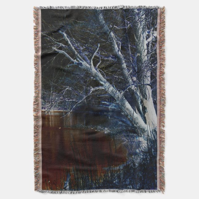 Dark Side 7 tbcnm Throw Blanket (Front Vertical)