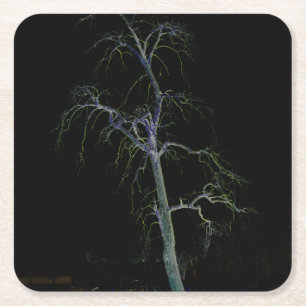 Dark Side 8 coastercna Square Paper Coaster